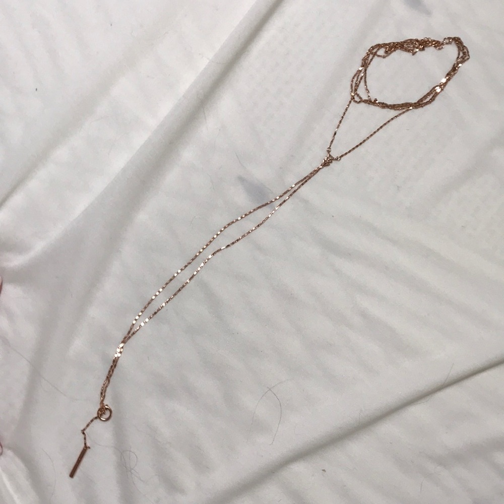Rose gold choker